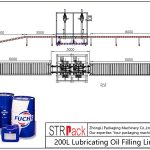 Автоматска линија за полнење нафта за подмачкување 200L