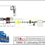 Автоматска линија за полнење нафта за подмачкување 500ML-5L