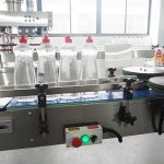 Линија за картонирање на шишиња со течни машини за чистење