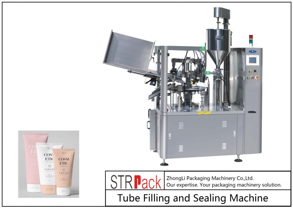 SFS-100 машина за полнење и запечатување на пластични цевки
